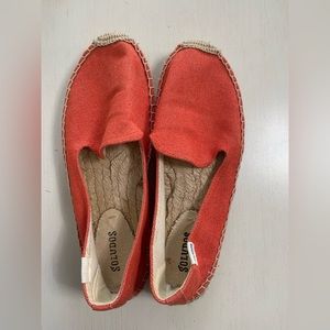 Orange Soludos Platform Espadrilles